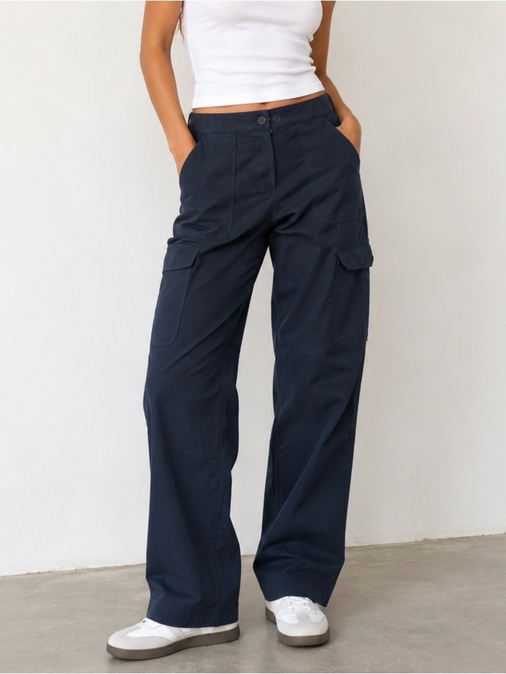 lululemon athletica Black Straight -Leg Cargo Pants